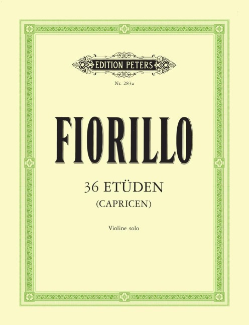 36 Etüden (Capricen) für Violine solo: 36 ETUDES (CAPRICES) for Violin