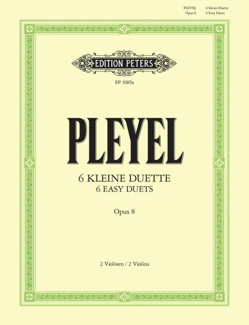 6 kleine Duette op. 8: für 2 Violinen