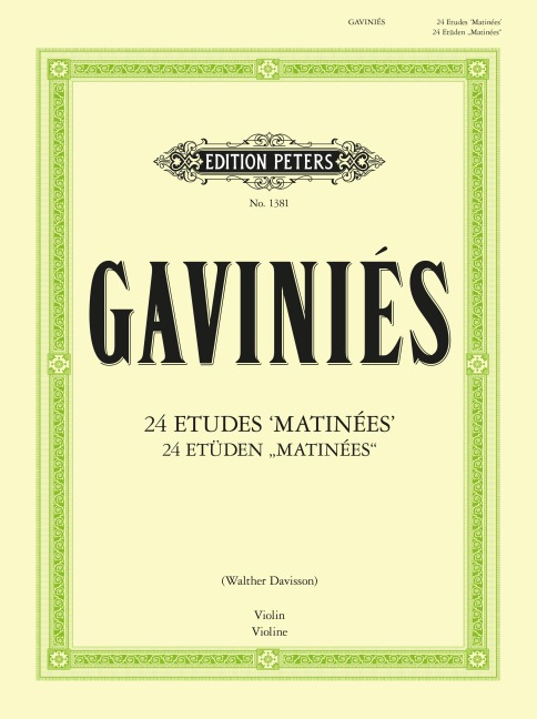 24 Etudes Matinees