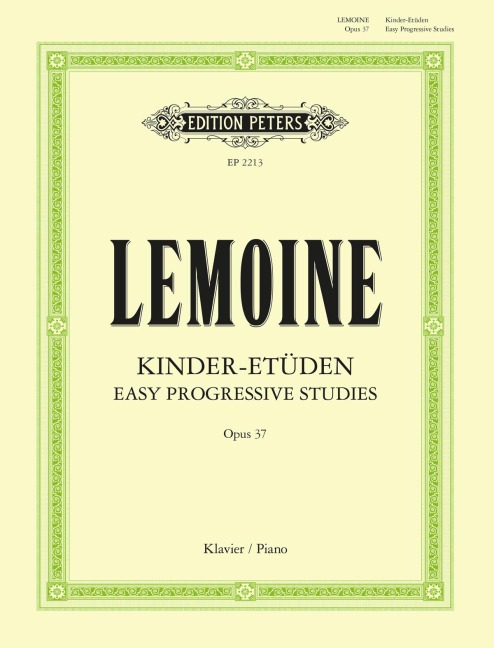Kinder-Etüden op. 37: für Klavier