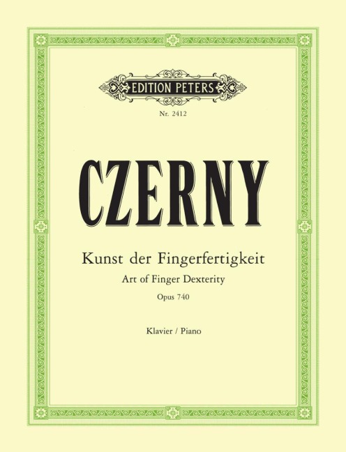 Die Kunst der Fingerfertigkeit op. 740 (699): Art of Finger Dexterity. Klavier / Piano