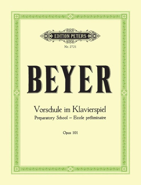 Vorschule im Klavierspiel op. 101: Preparatory School - Ecole préliminaire