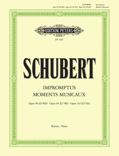 Impromptus, Moments Musicaux: Klavierwerke in 5 Bänden: Band 3