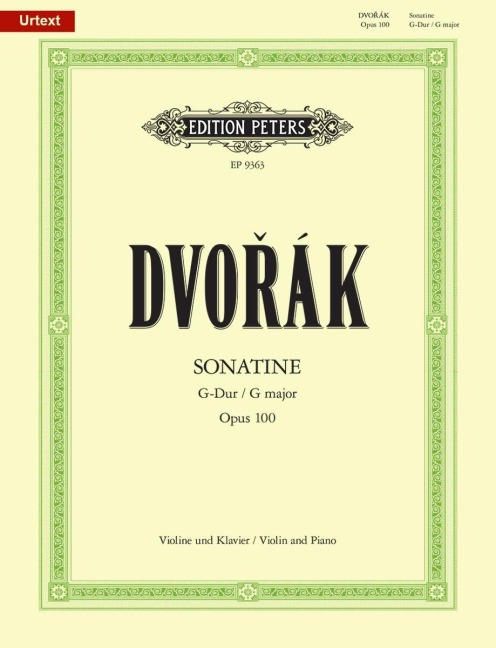 Sonatina for Violin and Piano in G Op. 100