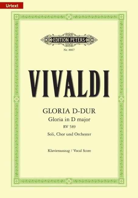 Gloria D-Dur RV 589: für Soli, Chor und Orchester / Klavierauszug