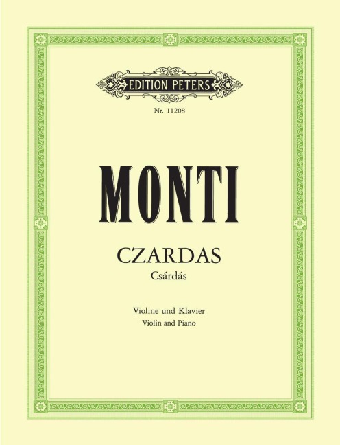 Czardas (Csárdás): für Violine und Klavier