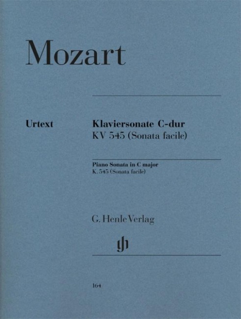 Klaviersonate C-dur KV 545 (Sonata facile): Instrumentation: Piano solo