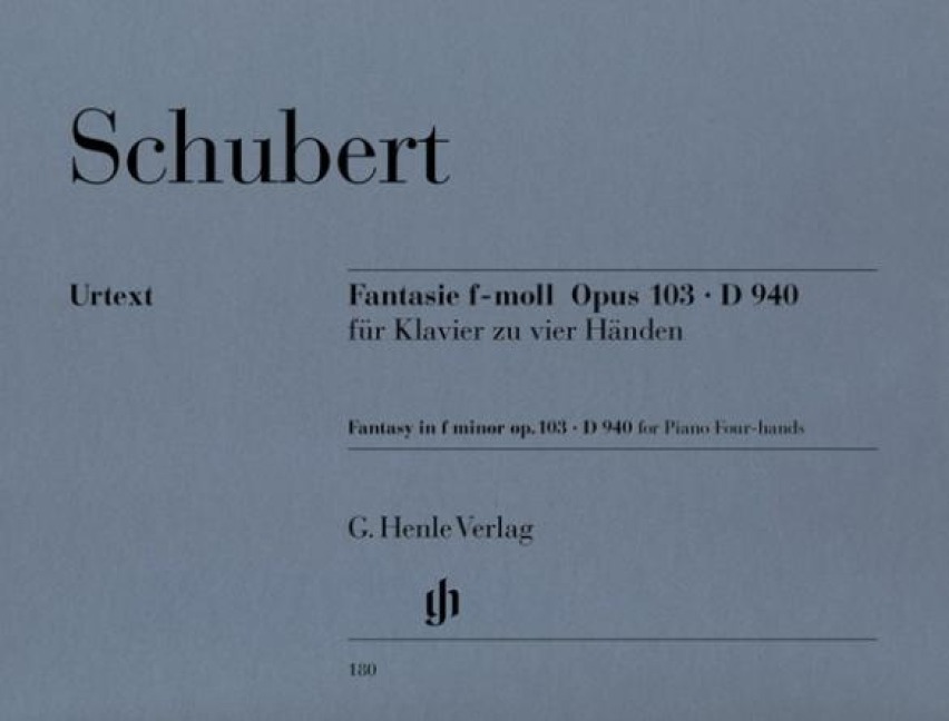Fantasie f-moll op. 103 D 940: Instrumentation: Piano, 4-hands