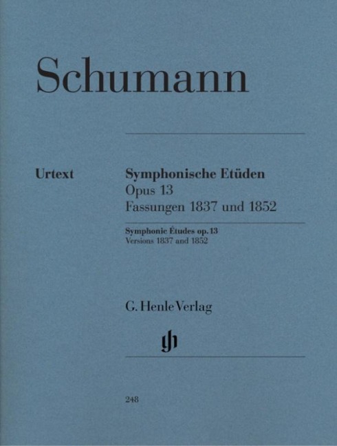Schumann, Robert - Symphonische Etüden op. 13, Fassungen 1837 und 1852: Instrumentation: Piano solo
