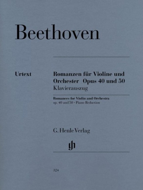 Beethoven, Ludwig van - Violinromanzen G-dur op. 40 und F-dur op. 50: Instrumentation: Violin and Piano, Violin Concertos