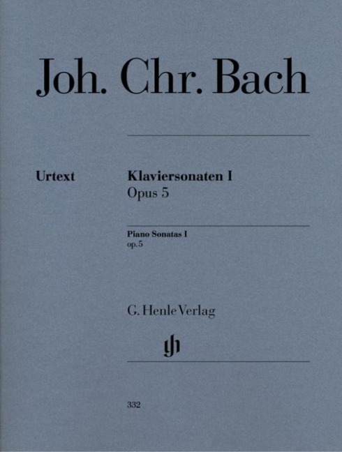 Bach, Johann Christian - Klaviersonaten, Band I op. 5: Instrumentation: Piano solo