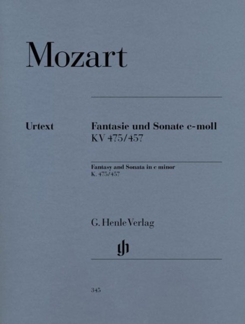 Mozart, Wolfgang Amadeus - Fantasie und Sonate c-moll KV 475/457: Instrumentation: Piano solo