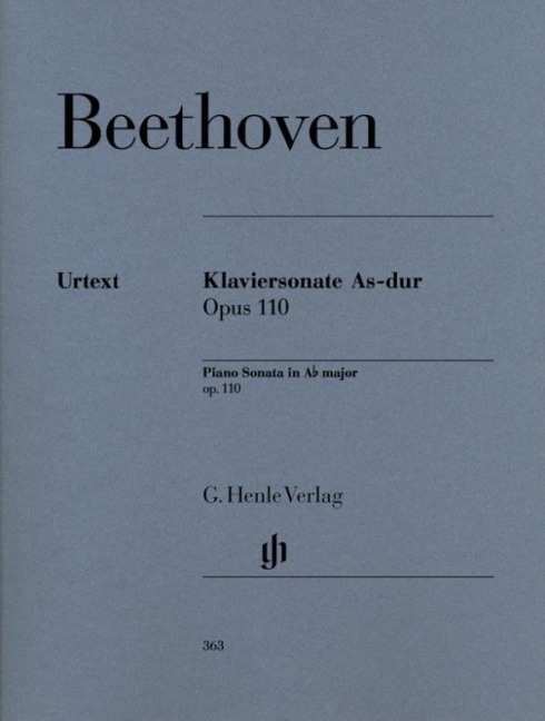 Beethoven, Ludwig van - Klaviersonate Nr. 31 As-dur op. 110: Instrumentation: Piano solo