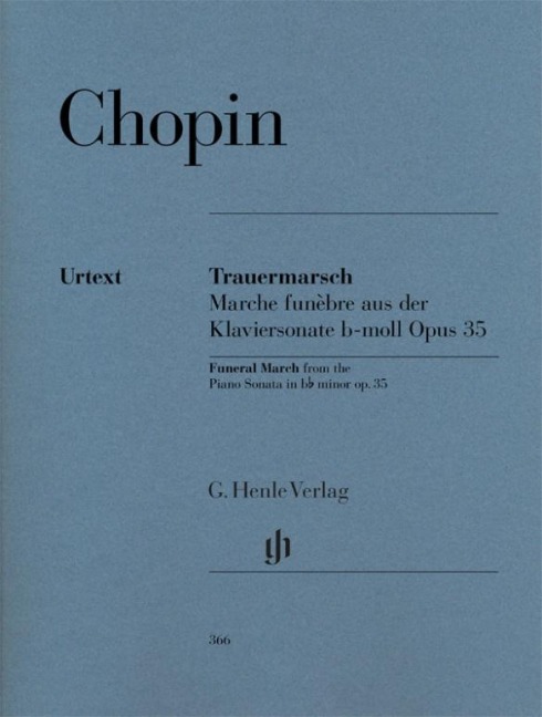 Chopin, Frédéric - Trauermarsch (Marche funèbre) aus der Klaviersonate op. 35: Instrumentation: Piano solo
