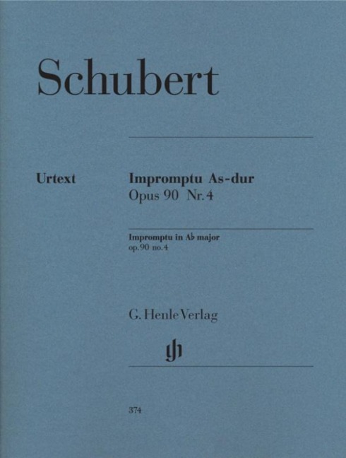 Schubert, Franz - Impromptu As-dur op. 90 Nr. 4 D 899: Instrumentation: Piano solo