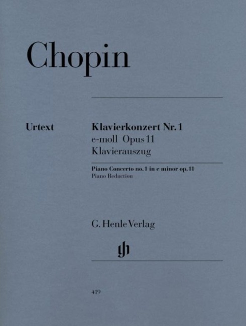 Chopin, Frédéric - Klavierkonzert Nr. 1 e-moll op. 11: Instrumentation: 2 Pianos, 4-hands, Piano Concertos