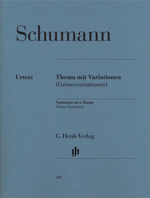 Schumann, Robert - Thema mit Variationen (Geistervariationen): Instrumentation: Piano solo