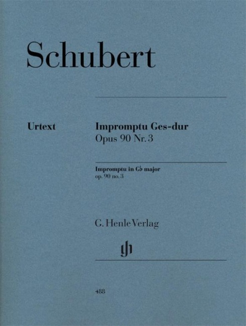 Schubert, Franz - Impromptu Ges-dur op. 90 Nr. 3 D 899: Instrumentation: Piano solo