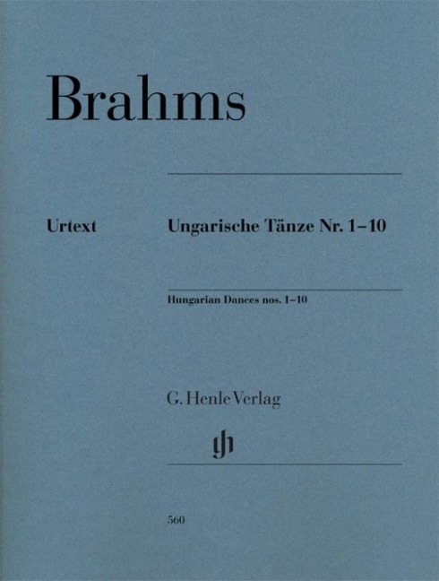 Brahms, Johannes - Ungarische Tänze Nr. 1-10: Instrumentation: Piano solo