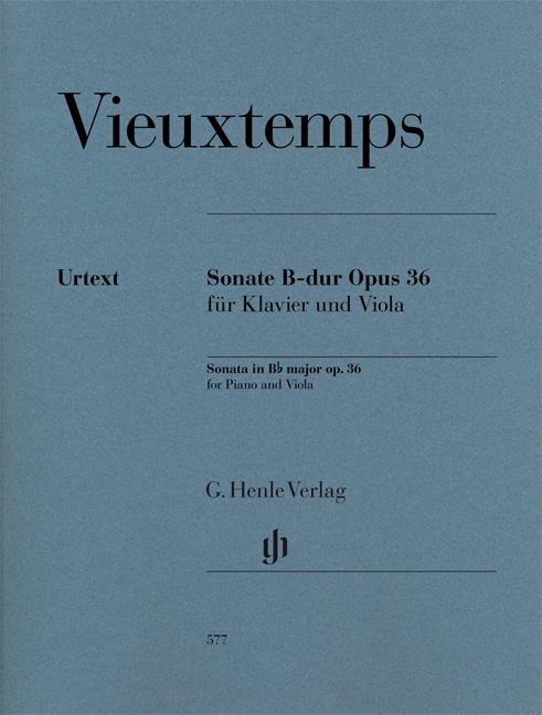 Sonate B-dur Opus 36 für Klavier und Viola: Mit einem Vorwort von Marie Cornaz