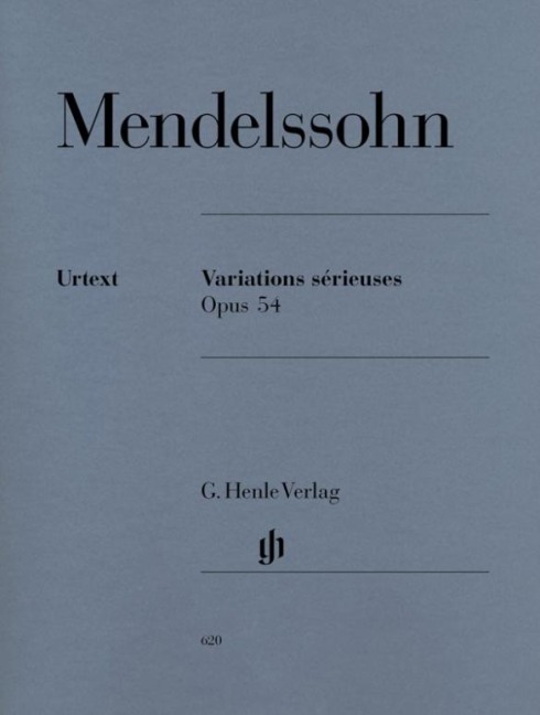 Mendelssohn Bartholdy, Felix - Variations sérieuses op. 54: Instrumentation: Piano solo