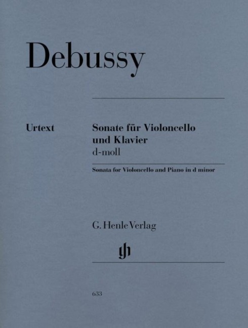 Debussy, Claude - Violoncellosonate d-moll: Instrumentation: Violoncello and Piano