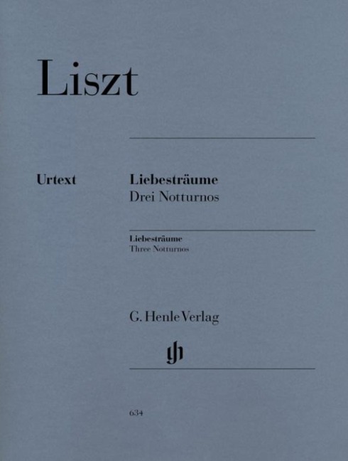 Liszt, Franz - Liebesträume, 3 Notturnos: Instrumentation: Piano solo