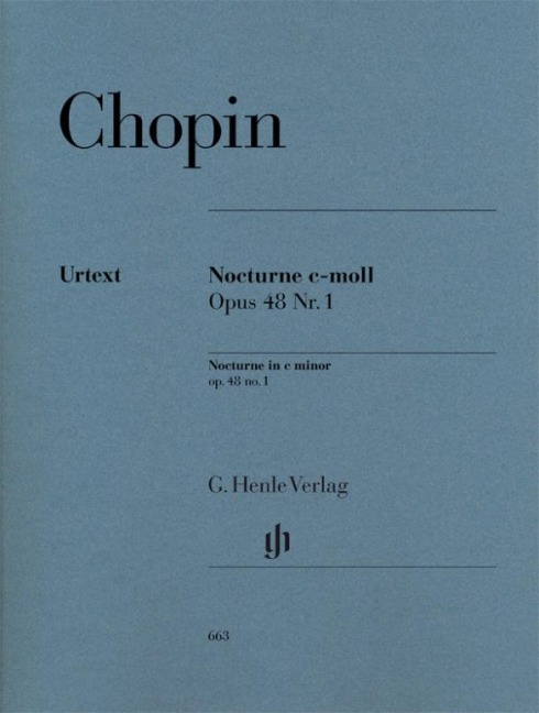 Chopin, Frédéric - Nocturne c-moll op. 48 Nr. 1: Instrumentation: Piano solo