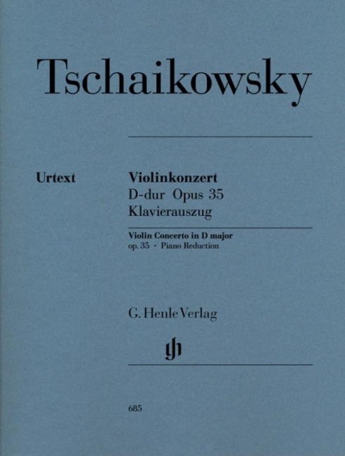 Tschaikowsky, Peter Iljitsch - Violinkonzert D-dur op. 35 (Klavierauszug): Instrumentation: Violin and Piano, Violin Concertos