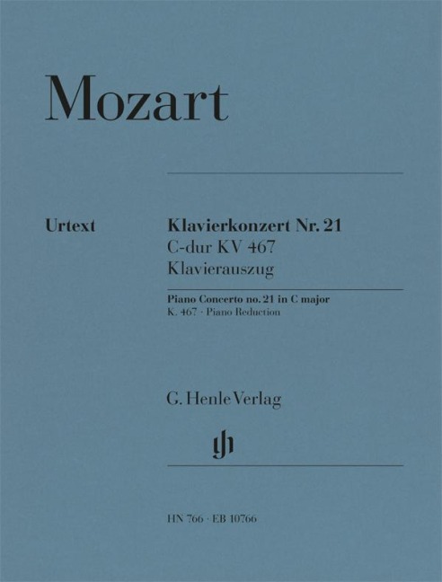 Mozart, Wolfgang Amadeus - Klavierkonzert C-dur KV 467: Instrumentation: 2 Pianos, 4-hands, Piano Concertos