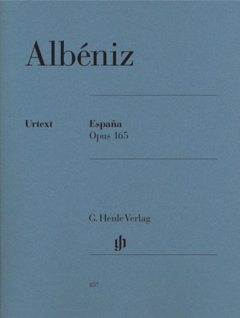 Albéniz, Isaac - España op. 165: Instrumentation: Piano solo