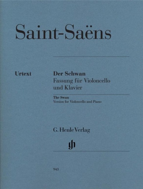 Saint-Saëns, Camille - Der Schwan aus "Der Karneval der Tiere": Instrumentation: Violoncello and Piano
