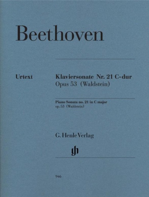 Beethoven, Ludwig van - Klaviersonate Nr. 21 C-dur op. 53 (Waldstein): Instrumentation: Piano solo