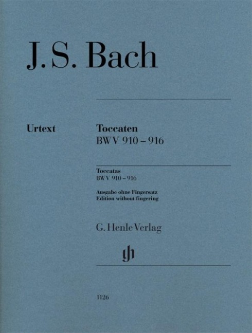 Toccaten BWV 910-916: Instrumentation: Piano solo