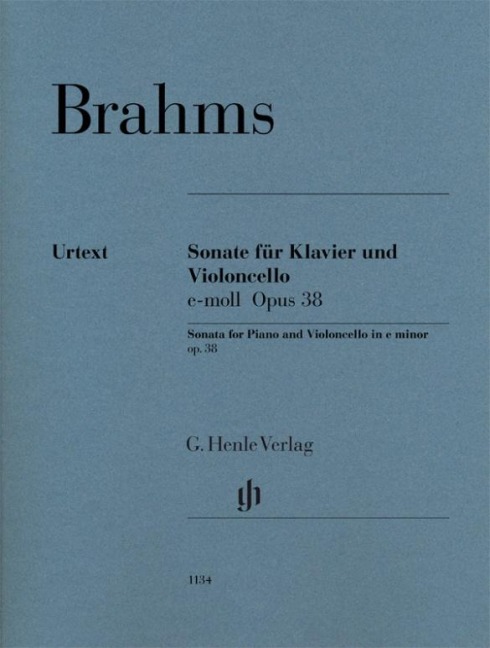 Sonate für Klavier und Violoncello e-moll op.38: revidierte Ausgabe