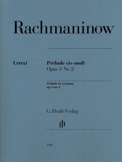Prélude cis-moll op. 3 Nr. 2: Instrumentation: Piano solo