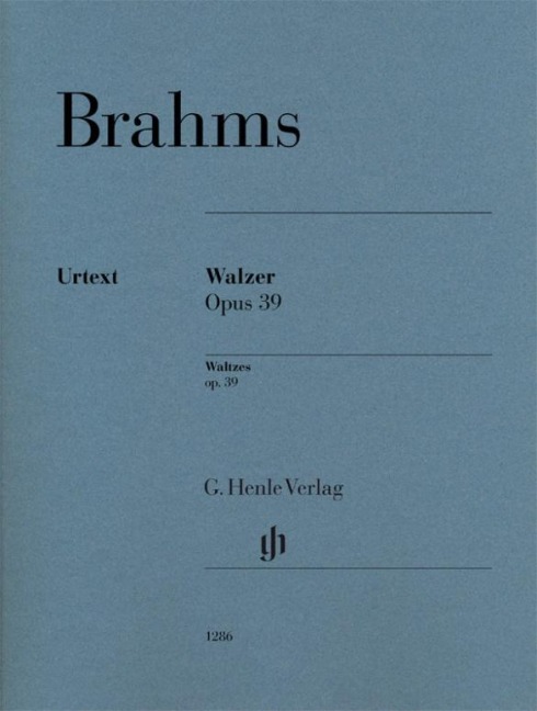 Brahms, Johannes - Waltzes op. 39: Instrumentation: Piano solo