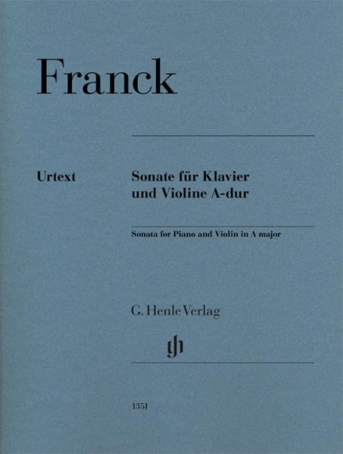 Sonate für Klavier und Violine A-dur: Instrumentation: Violin and Piano