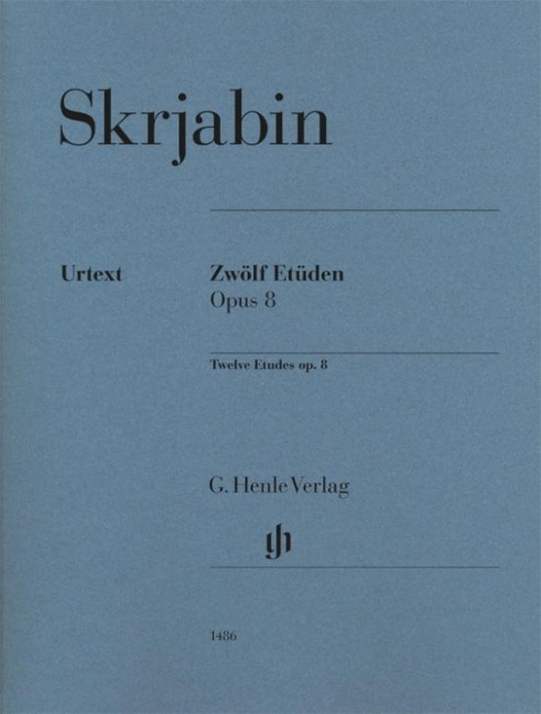 Alexander Skrjabin - Zwölf Etüden op. 8: Besetzung: Klavier zu zwei Händen