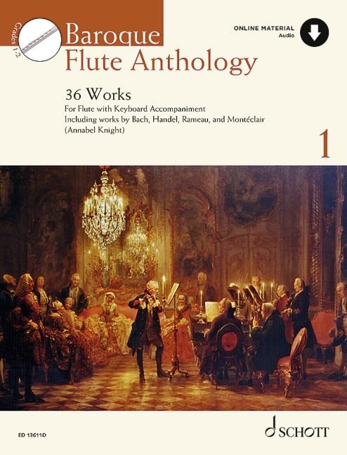 Baroque Flute Anthology 1: 36 Werke. Band 1. Flöte.