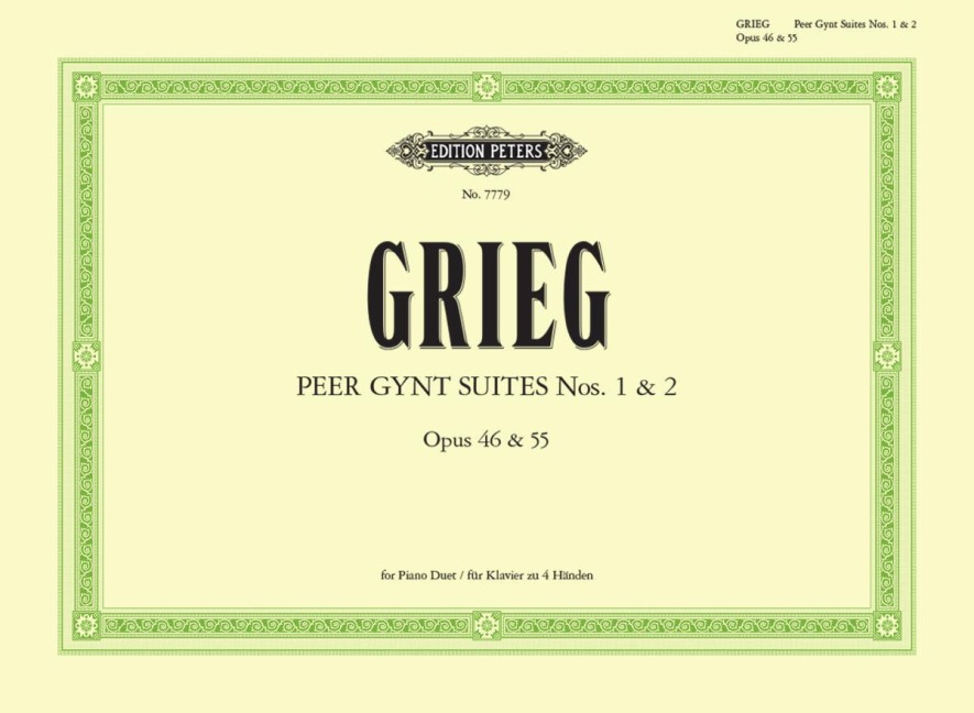 Peer Gynt: Suite Nr. 1 op. 46 / Suite Nr. 2 op. 55: Klavier 4-händig