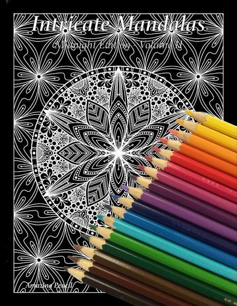 Intricate Mandalas, Midnight Edition, Volume 2