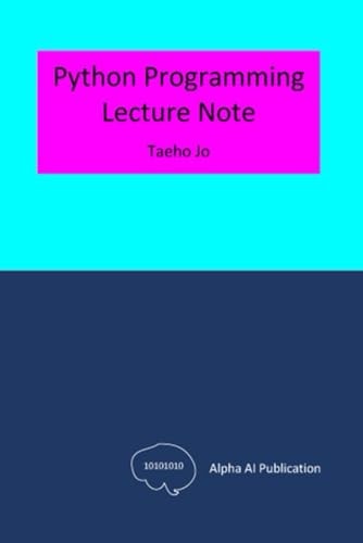 Python Programming Lecture Note