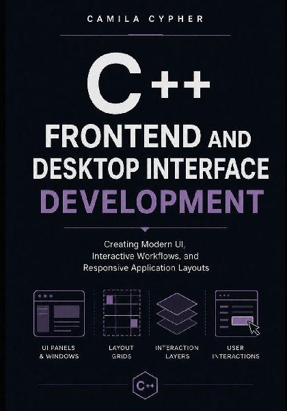 C++ Frontend and Desktop Interface Development: Creating Modern UI, Interactive Workflows, and Responsive Application Layouts