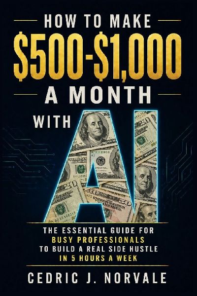 How To Make $500-$1,000 A Month With A.I.: The Essential Guide for Busy Professionals to Build a Real Side Hustle In 5 Hours a Week