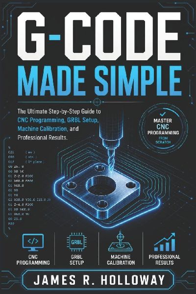 G-CODE MADE SIMPLE: The Ultimate Step-by-Step Guide to CNC Programming, GRBL Setup, Machine Calibration, and Professional Results
