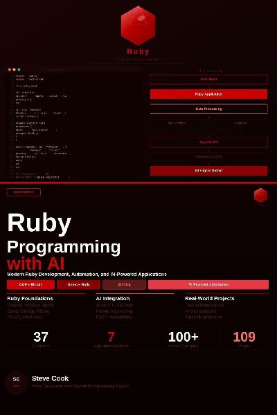 Ruby Programming with AI: A Complete Beginner's Guide to Modern Ruby Development, Automation, and AI-Powered Applications