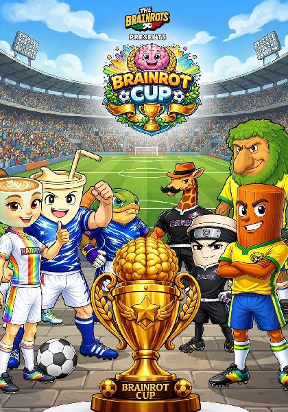 BRAINROT CUP [English Version] - Special Edition The Brainrots: A Complete Comic Book Story: The craziest football tournament between Italian Brainrot characters