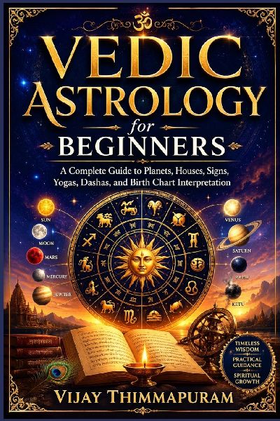 Vedic Astrology for Beginners: A Complete Guide to Planets, Houses, Signs, Yogas, Dashas, Nakshatras, and Birth Chart Interpretation