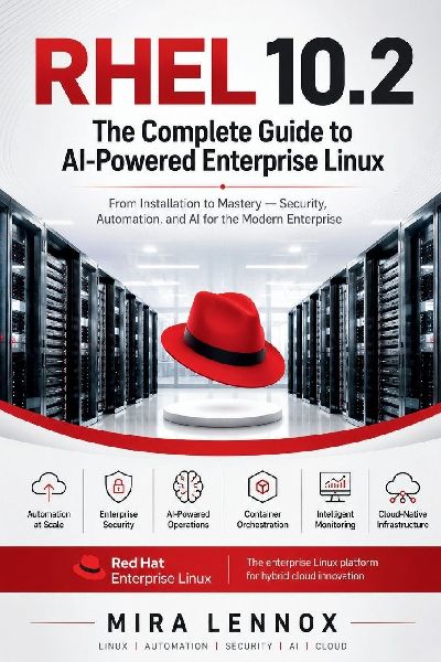 RHEL 10.2: The Complete Guide to AI-Powered Enterprise Linux: From Installation to Mastery - Security, Automation, and AI for the Modern Enterprise